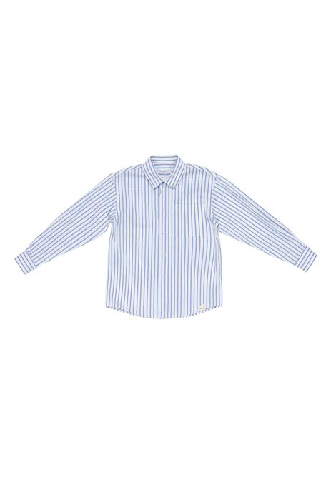 Camicia a righe PAOLO PECORA KIDS | PP4342CIELO